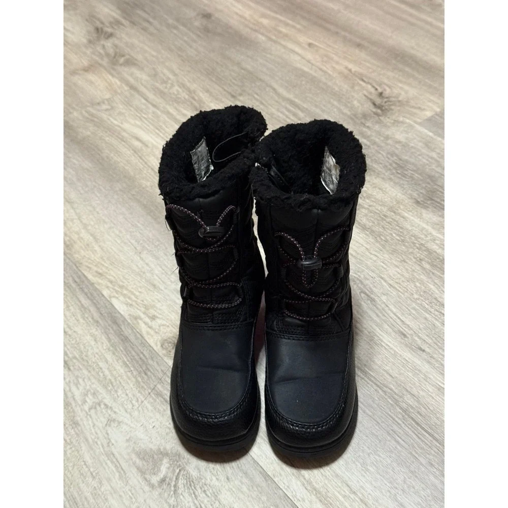 Girls Totes black winter Boots size 11M‎